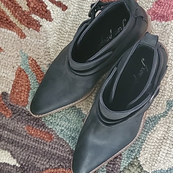 Free people back loop ankle boots buckle - Picture 5 of 6